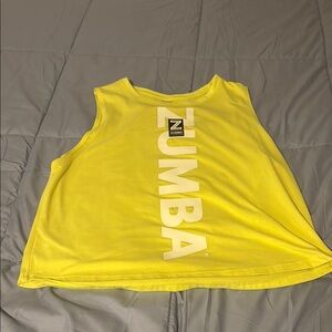 Zumba Yellow Tank Top